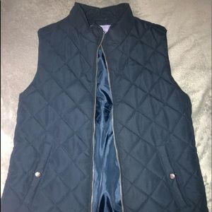 Navy blue vest